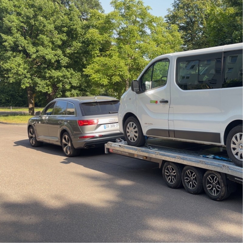 Rapatriement minibus en panne – De Stuttgart (Allemagne) vers Strasbourg (France)